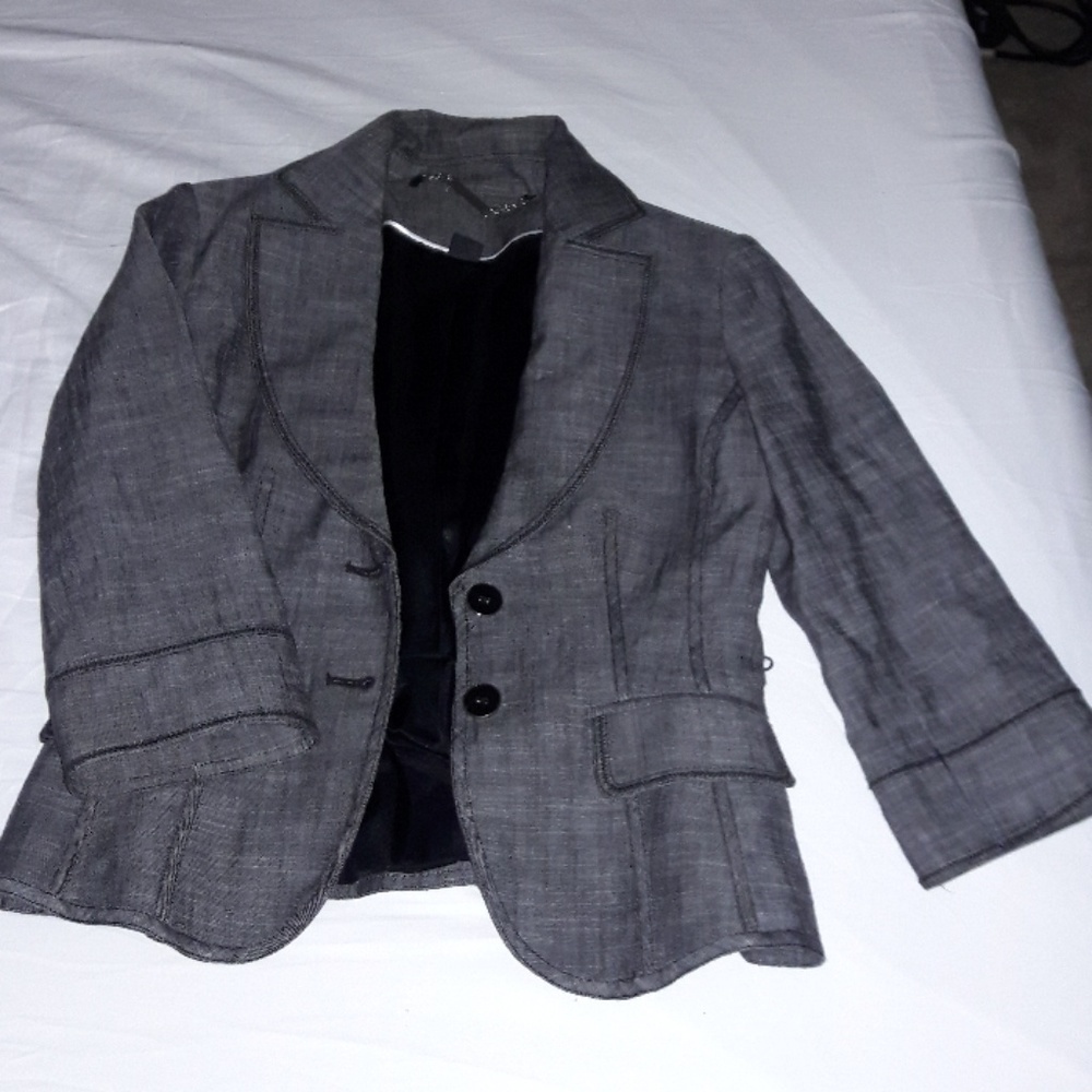White House Black Market Linen blazer